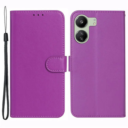 For Xiaomi Redmi 13C 4G / Poco C65 4G Cell Phone Cases with Strap PU Leather Stand Cover