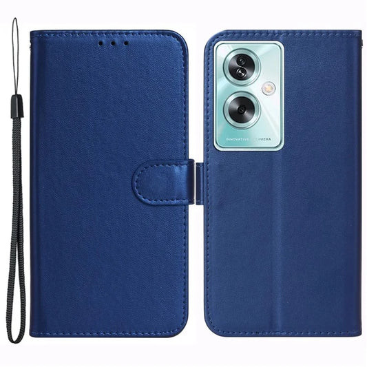 For Oppo A79 5G / A2 5G Cell Phone Cases with Strap Folio Flip PU Leather Stand Cover