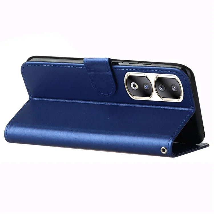 For Honor 90 Pro Cell Phone Cases with Strap Shockproof PU Leather Cover