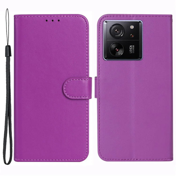 For Xiaomi 13T / 13T Pro / Redmi K60 Ultra PU Leather Cover Cell Phone Cases with Strap