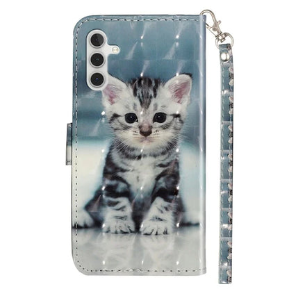 For Samsung Galaxy A05s 4G Leather Case 3D Pattern Printing Wallet Phone Cover