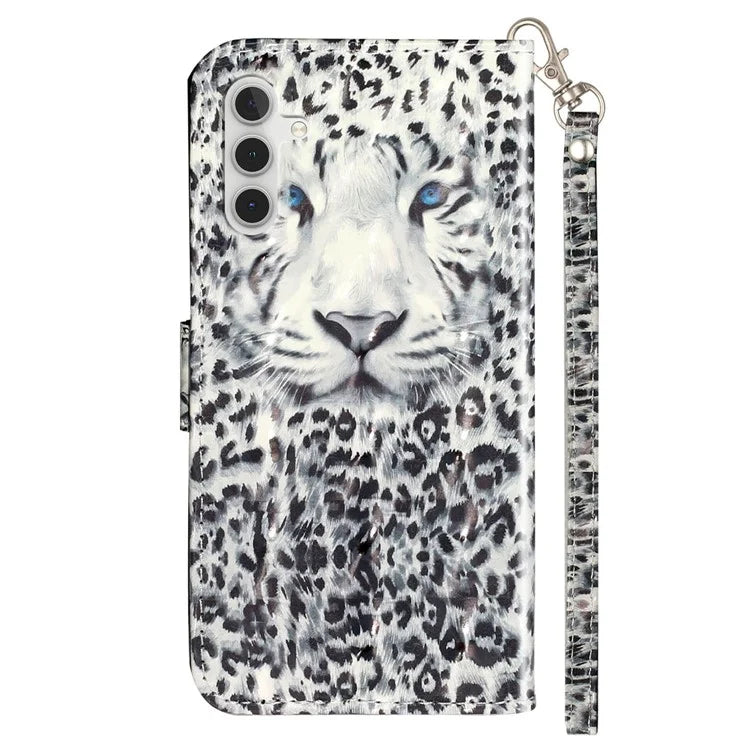 For Samsung Galaxy A05s 4G Leather Case 3D Pattern Printing Wallet Phone Cover
