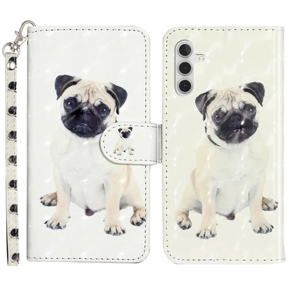 For Samsung Galaxy A05s 4G Leather Case 3D Pattern Printing Wallet Phone Cover