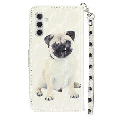 For Samsung Galaxy A05s 4G Leather Case 3D Pattern Printing Wallet Phone Cover