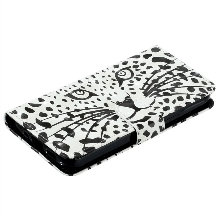 For Samsung Galaxy A05s 4G Leather Case 3D Pattern Printing Wallet Phone Cover Head