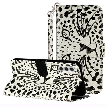For Samsung Galaxy A05s 4G Leather Case 3D Pattern Printing Wallet Phone Cover Head