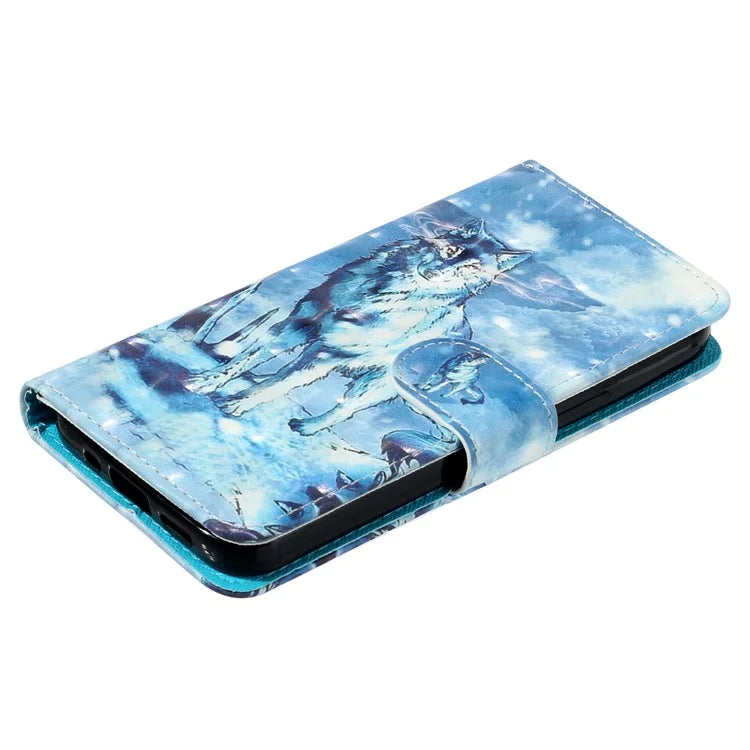 For Samsung Galaxy A05s 4G Leather Case 3D Pattern Printing Wallet Phone Cover