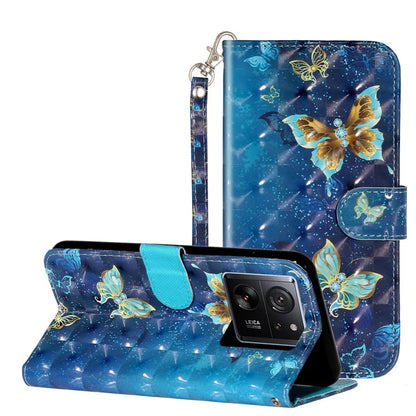 For Xiaomi 13T / 13T Pro / Redmi K60 Ultra Case PU Leather 3D Pattern Folio Phone Cover