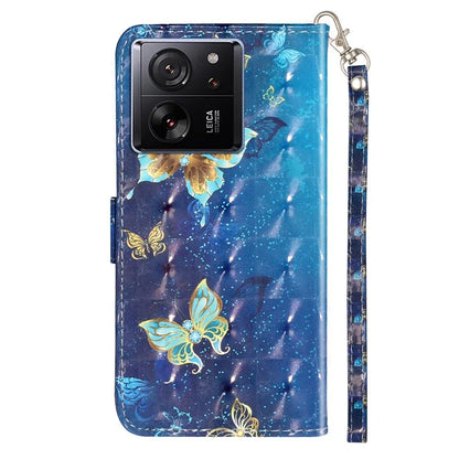 For Xiaomi 13T / 13T Pro / Redmi K60 Ultra Case PU Leather 3D Pattern Folio Phone Cover
