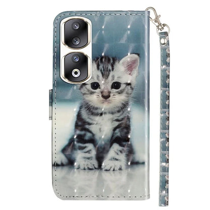For Honor 90 Pro Leather Flip Phone Case Pattern Wallet Stand Cover