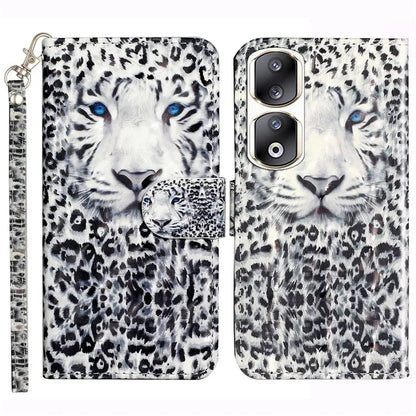 For Honor 90 Pro Leather Flip Phone Case Pattern Wallet Stand Cover