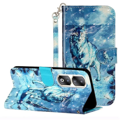 For Honor 90 Pro Leather Flip Phone Case Pattern Wallet Stand Cover