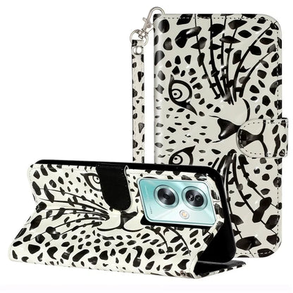 For Oppo A79 5G / A2 5G Flip Wallet Phone Case PU Leather Pattern Design Cover Head
