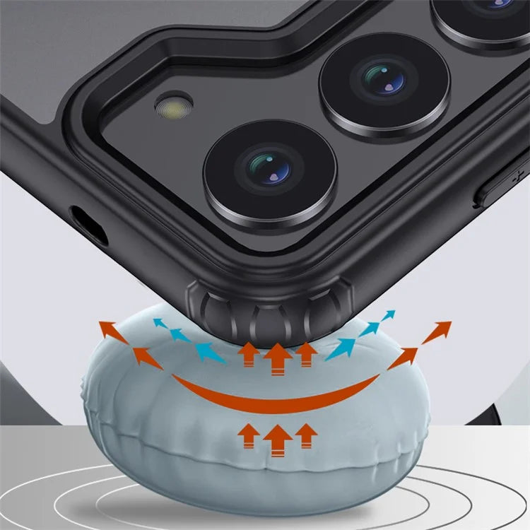 For Samsung Galaxy S24+ Case Drop-resistant PC+TPU Cell Phone Cover