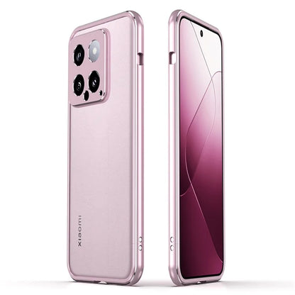 For Xiaomi 14 Pro Bumper Case Heat Dissipation Metal Phone Frame Cover with Camera Lens Protector