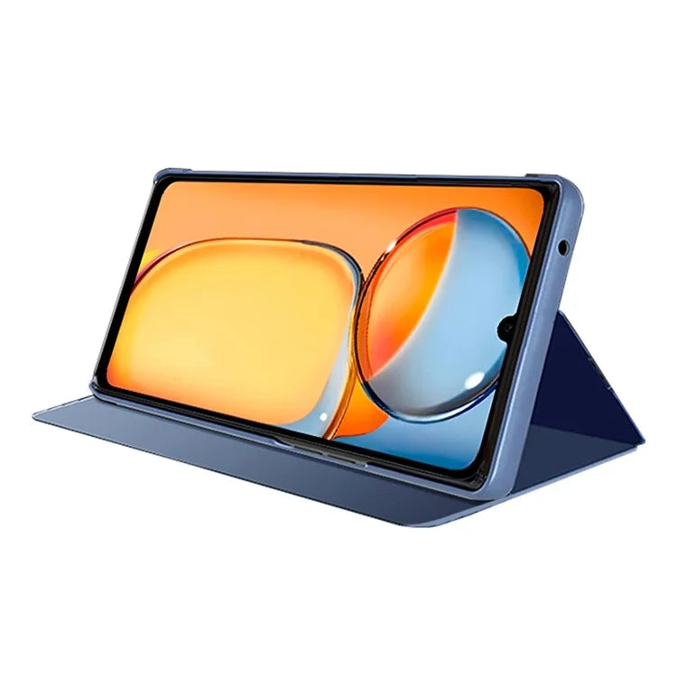 For Xiaomi Redmi 13C 4G / Poco C65 4G Leather Case Stand View Window Phone Cover