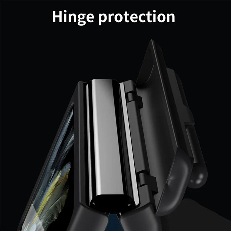 For OnePlus Open / Oppo Find N3 5G Case Leather+PC Phone Cover with Stylus / Tempered Glass Film