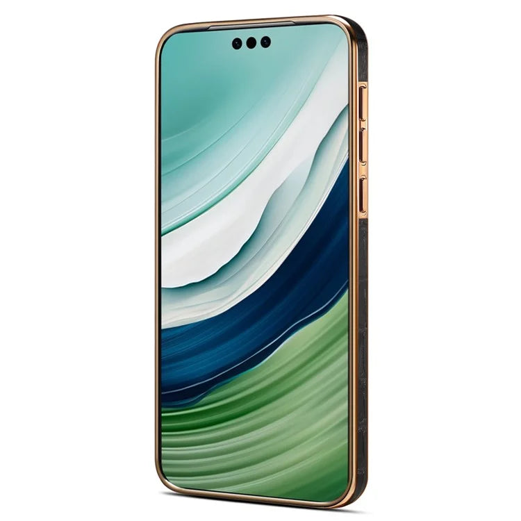 For Huawei Mate 60 Pro / 60 Pro+ Case Electroplating Crocodile Texture Shockproof Phone Cover