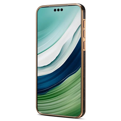 For Huawei Mate 60 Pro / 60 Pro+ Case Electroplating Crocodile Texture Shockproof Phone Cover