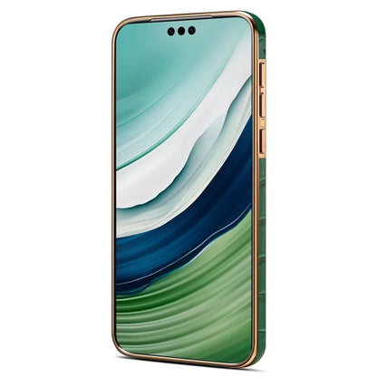For Huawei Mate 60 Pro / 60 Pro+ Case Electroplating Crocodile Texture Shockproof Phone Cover
