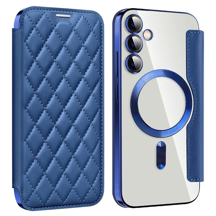 For Samsung Galaxy S23 FE Case Compatible with MagSafe Card Holder Stand Cover