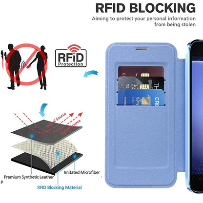 For Samsung Galaxy S23 FE Case Compatible with MagSafe Card Holder Stand Cover