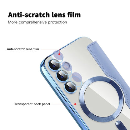 For Samsung Galaxy S23 FE Case Compatible with MagSafe Card Holder Stand Cover