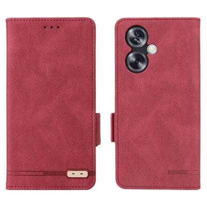 For Oppo A79 5G / A2 5G Case Hardware Decor PU Leather Wallet Phone Shell
