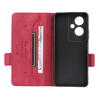 For Oppo A79 5G / A2 5G Case Hardware Decor PU Leather Wallet Phone Shell