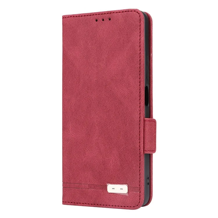 For Oppo A79 5G / A2 5G Case Hardware Decor PU Leather Wallet Phone Shell