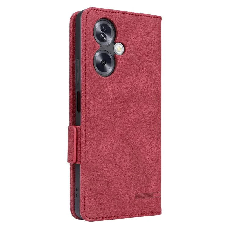 For Oppo A79 5G / A2 5G Case Hardware Decor PU Leather Wallet Phone Shell