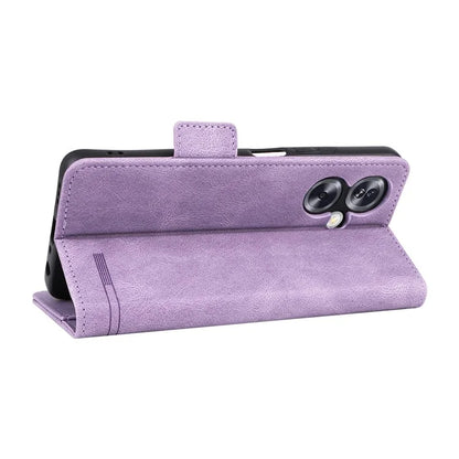 For Oppo A79 5G / A2 5G Case Hardware Decor PU Leather Wallet Phone Shell