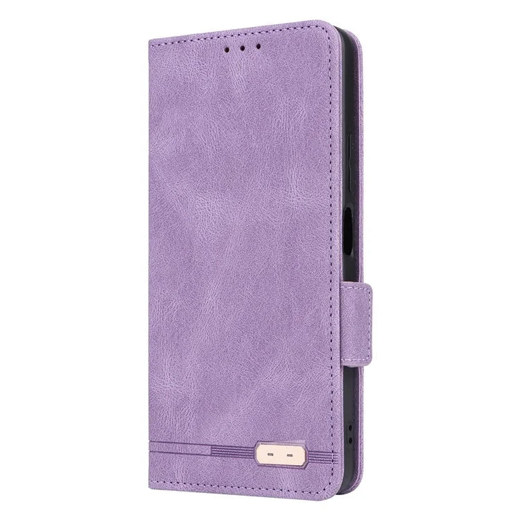 For Oppo A79 5G / A2 5G Case Hardware Decor PU Leather Wallet Phone Shell