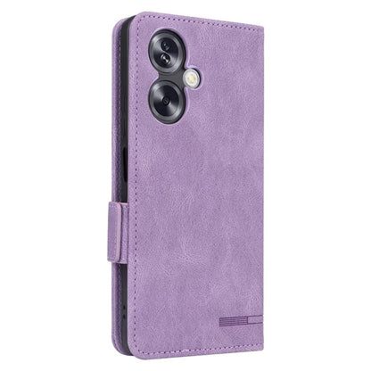 For Oppo A79 5G / A2 5G Case Hardware Decor PU Leather Wallet Phone Shell