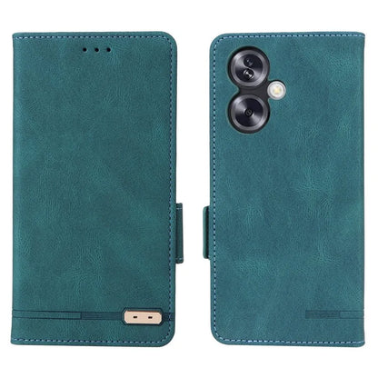 For Oppo A79 5G / A2 5G Case Hardware Decor PU Leather Wallet Phone Shell