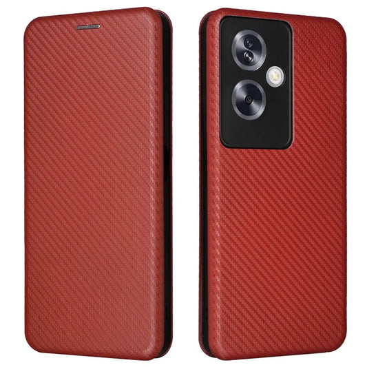 For Oppo A79 5G / A2 5G Cell Phone Case Anti-drop PU Leather Card Holder Stand Cover