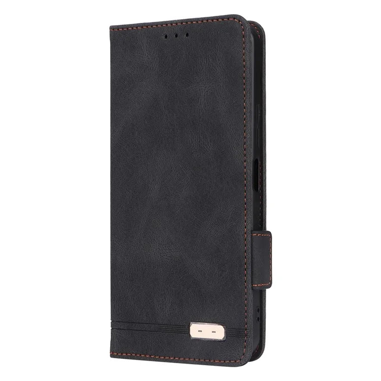 For Xiaomi Redmi 13C 4G / Poco C65 4G Case Hardware Decor PU Leather Flip Phone Wallet Cover