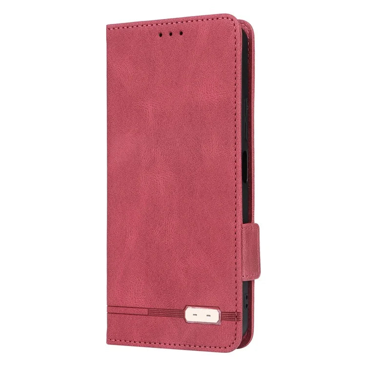 For Xiaomi Redmi 13C 4G / Poco C65 4G Case Hardware Decor PU Leather Flip Phone Wallet Cover