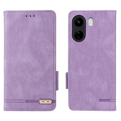 For Xiaomi Redmi 13C 4G / Poco C65 4G Case Hardware Decor PU Leather Flip Phone Wallet Cover