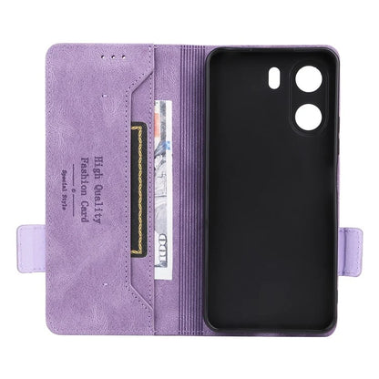 For Xiaomi Redmi 13C 4G / Poco C65 4G Case Hardware Decor PU Leather Flip Phone Wallet Cover