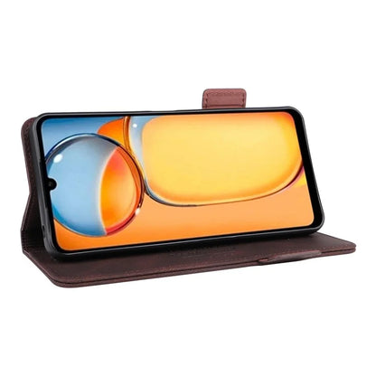 For Xiaomi Redmi 13C 4G / Poco C65 4G Case Hardware Decor PU Leather Flip Phone Wallet Cover