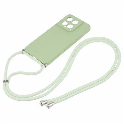 For Xiaomi 14 TPU Phone Case Fiber Inner Lining Protective Cover with Lanyard