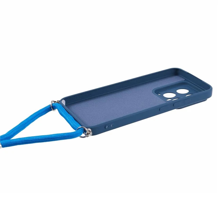 For Xiaomi 14 TPU Phone Case Fiber Inner Lining Protective Cover with Lanyard