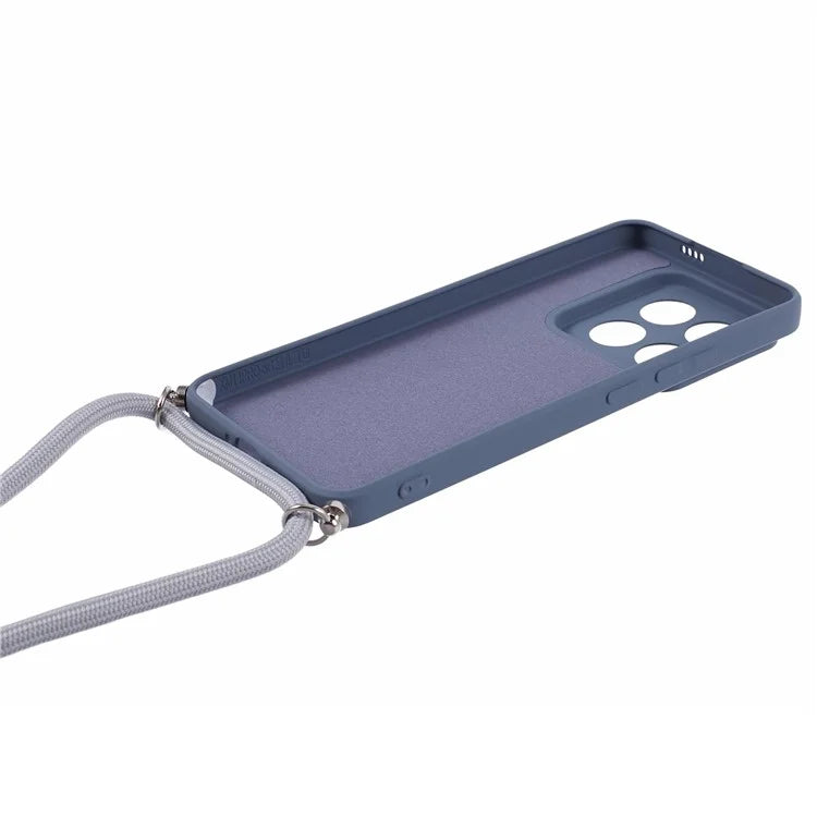 For Xiaomi 14 Pro TPU Phone Case Non-Slip Rubberized Finish Cover with Lanyard