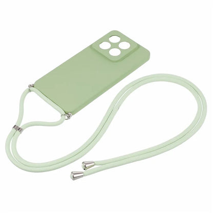 For Xiaomi 14 Pro TPU Phone Case Non-Slip Rubberized Finish Cover with Lanyard