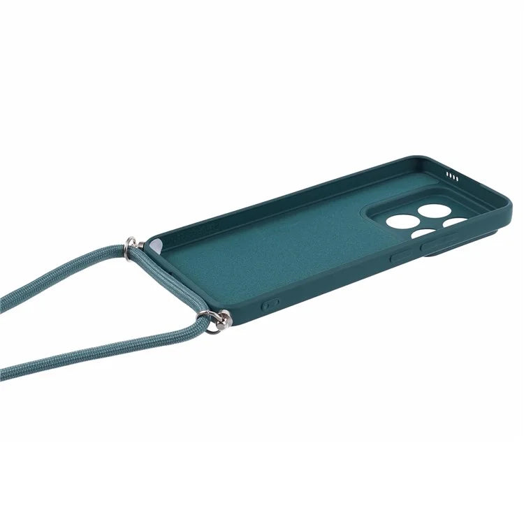 For Xiaomi 14 Pro TPU Phone Case Non-Slip Rubberized Finish Cover with Lanyard
