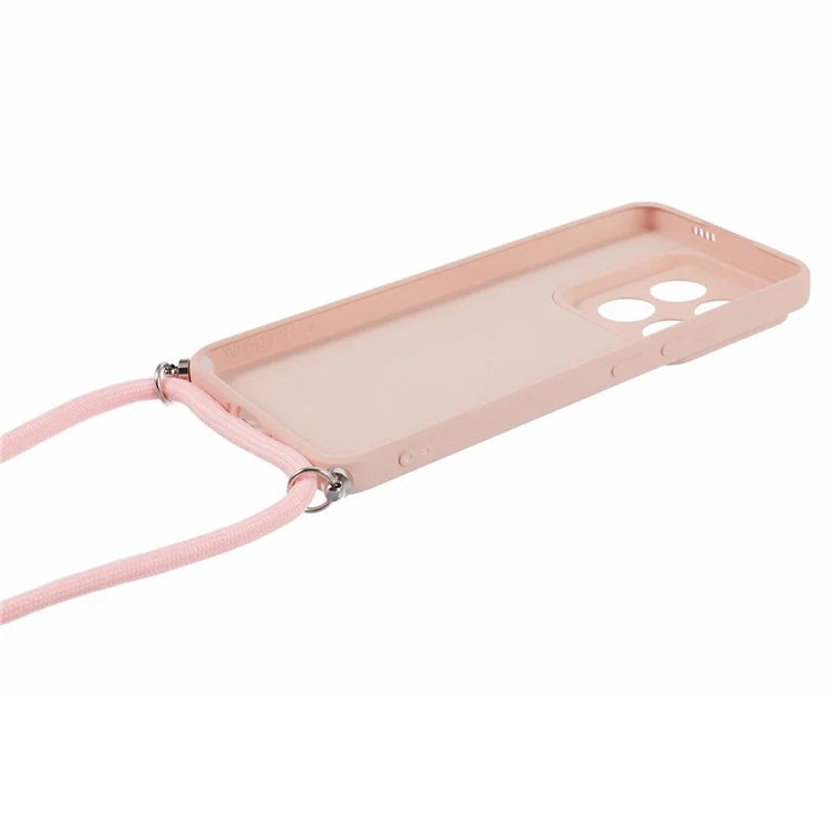 For Xiaomi 14 Pro TPU Phone Case Non-Slip Rubberized Finish Cover with Lanyard