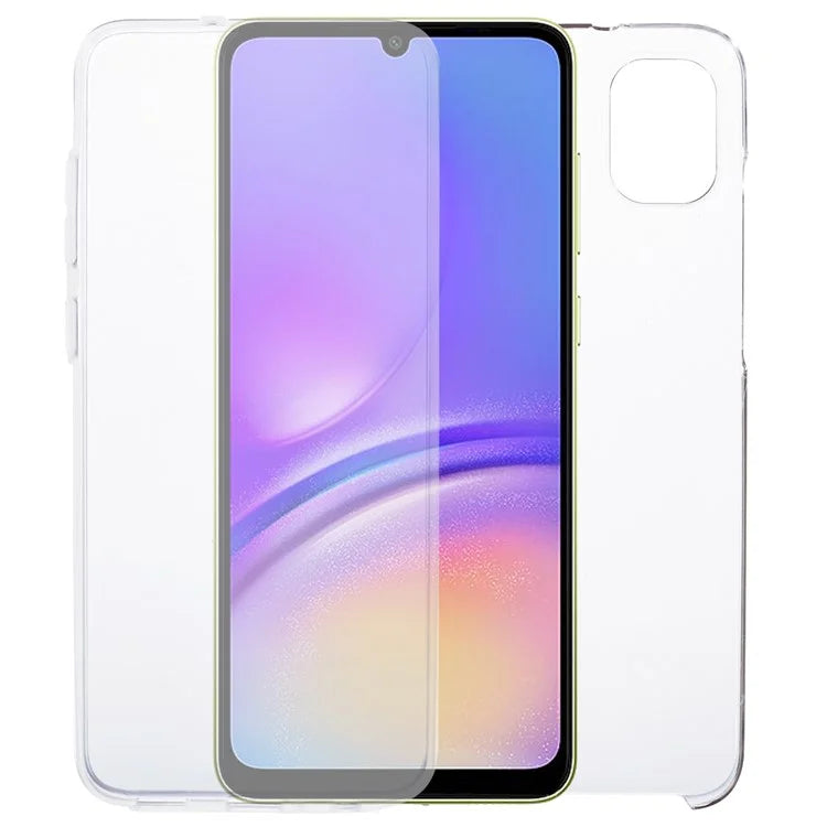 For Samsung Galaxy A05 4G Clear Phone Case Anti-Scratch TPU + Acrylic Cover with PET Screen Protector