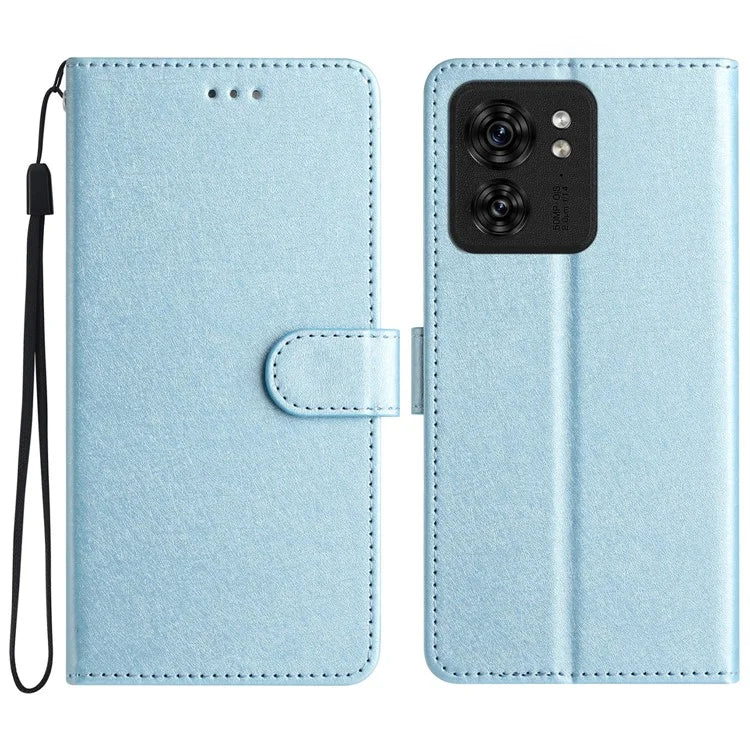 For Motorola Edge 40 5G Cell Phone Cases Silk Texture Leather Flip Wallet Cover