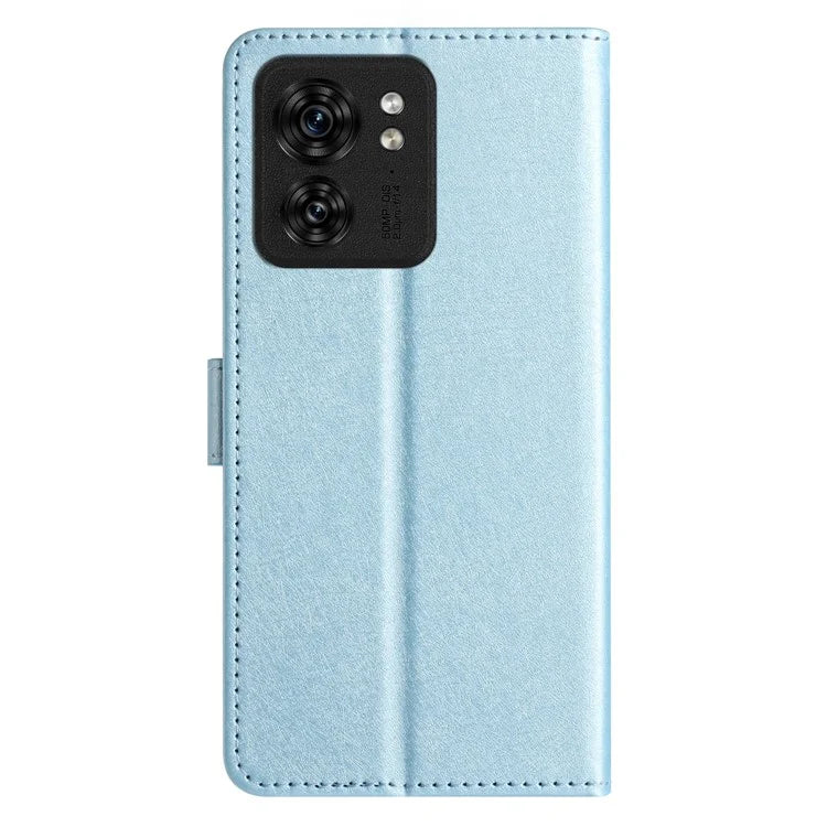 For Motorola Edge 40 5G Cell Phone Cases Silk Texture Leather Flip Wallet Cover